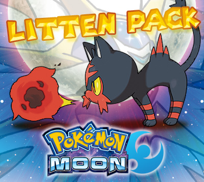 Litten Prime Pack for Pokemon Moon (EU)
